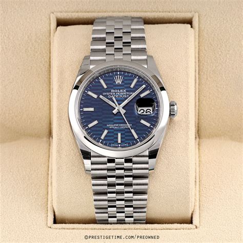 rolex datejust blue dial 36 mm jubilee bracelet|rolex datejust with jubilee bracelet.